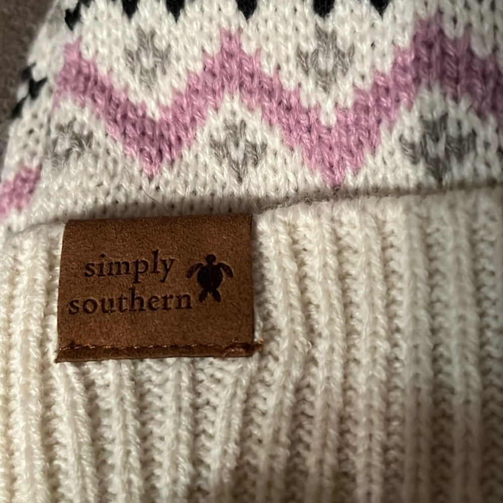 Simply Southern Mommy & Me Soft & Fuzzy Beanie New with Tags - Picture 3 of 8